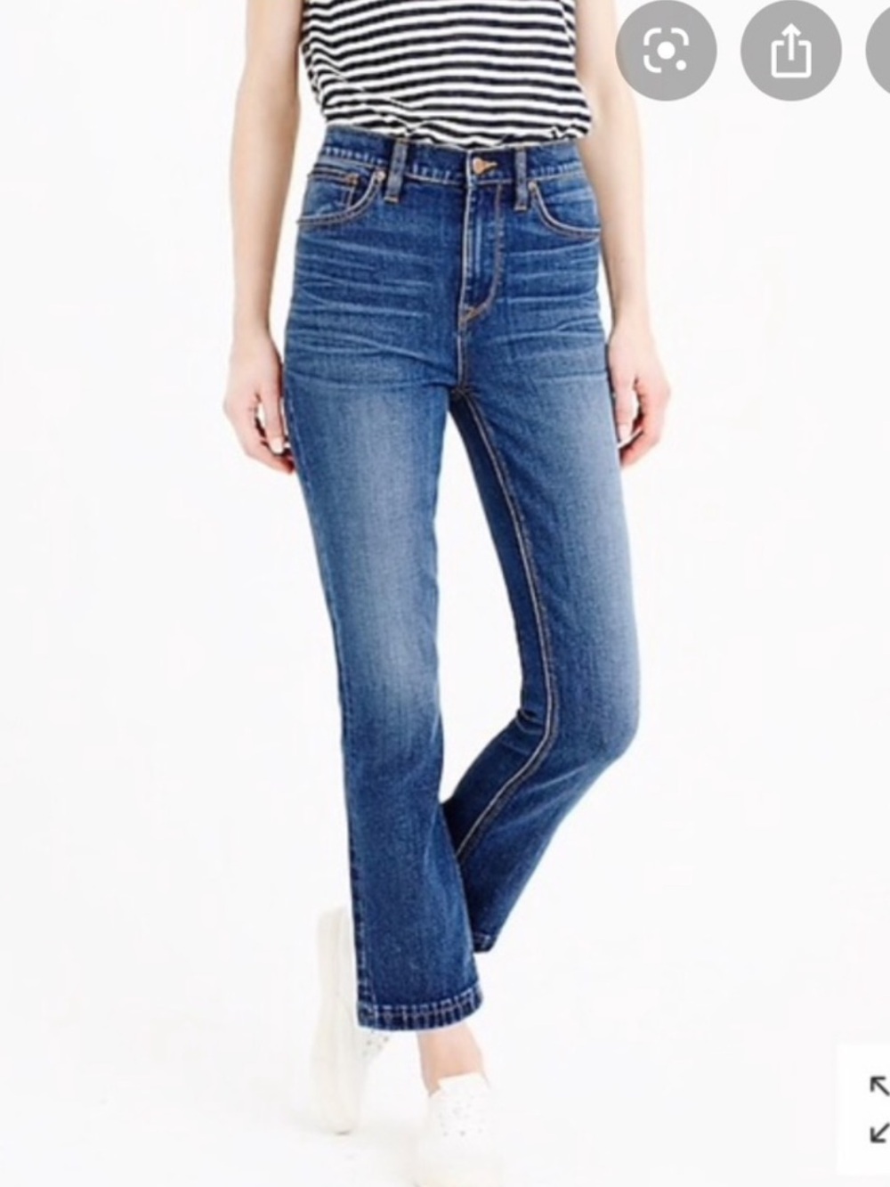 J Crew Billie Demi Boot Crop Jeans 29